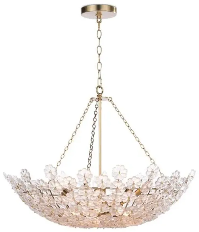 Charlotte Chandelier - Natural Brass - Regina Andrew - Gold