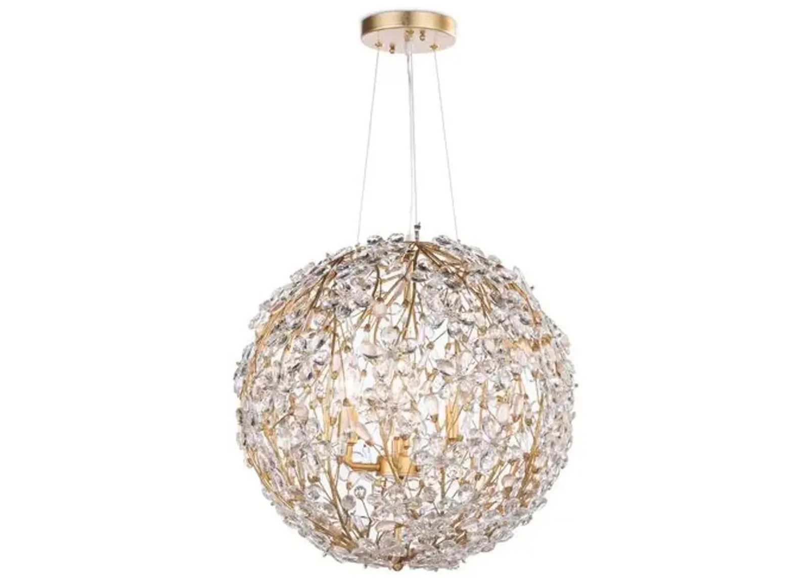 Cheshire Chandelier - Gold Leaf - Regina Andrew