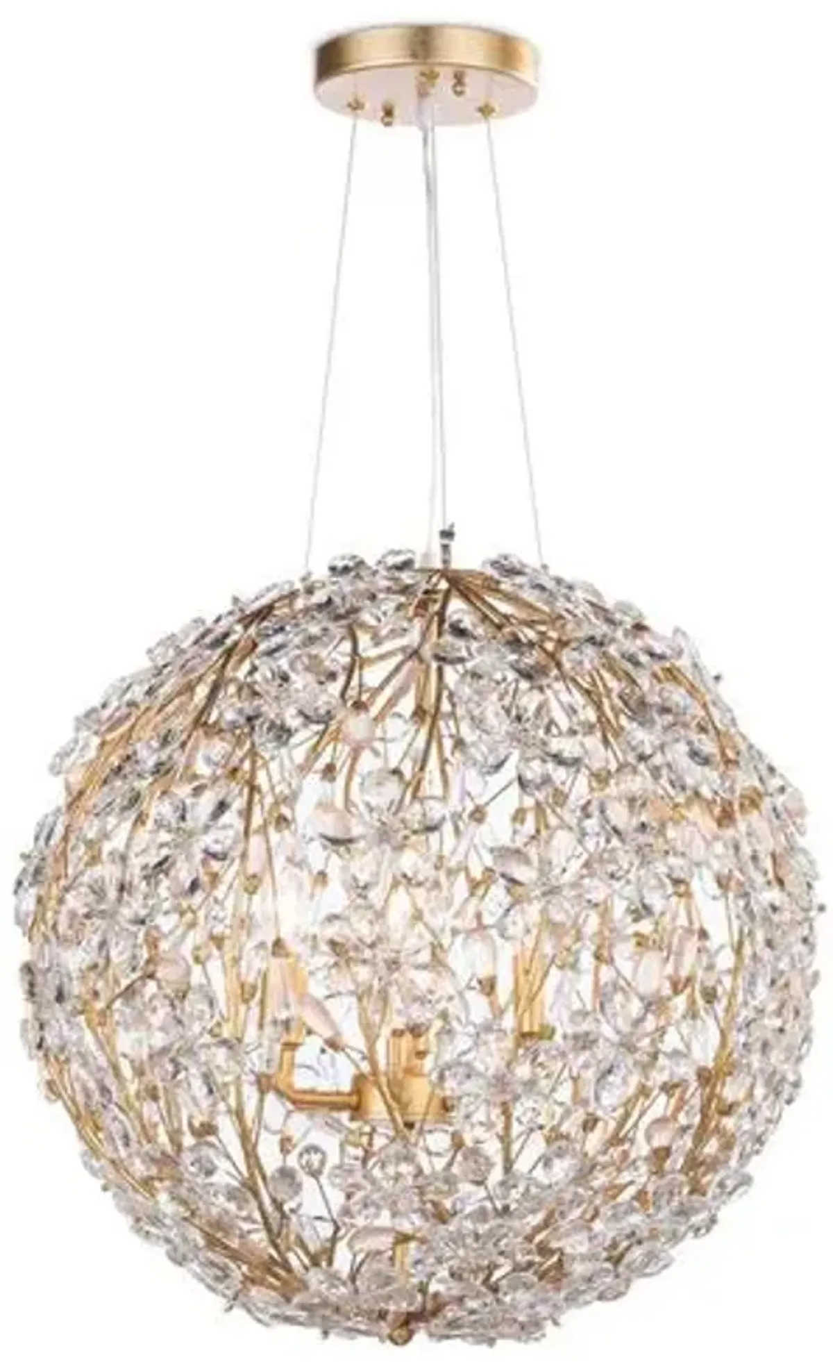 Cheshire Chandelier - Gold Leaf - Regina Andrew