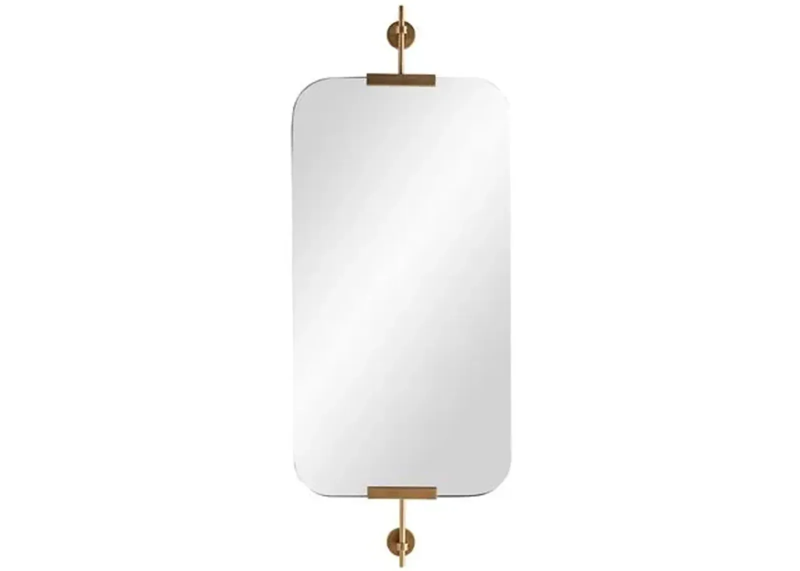 Madden Wall Mirror - Antiqued Brass - Arteriors