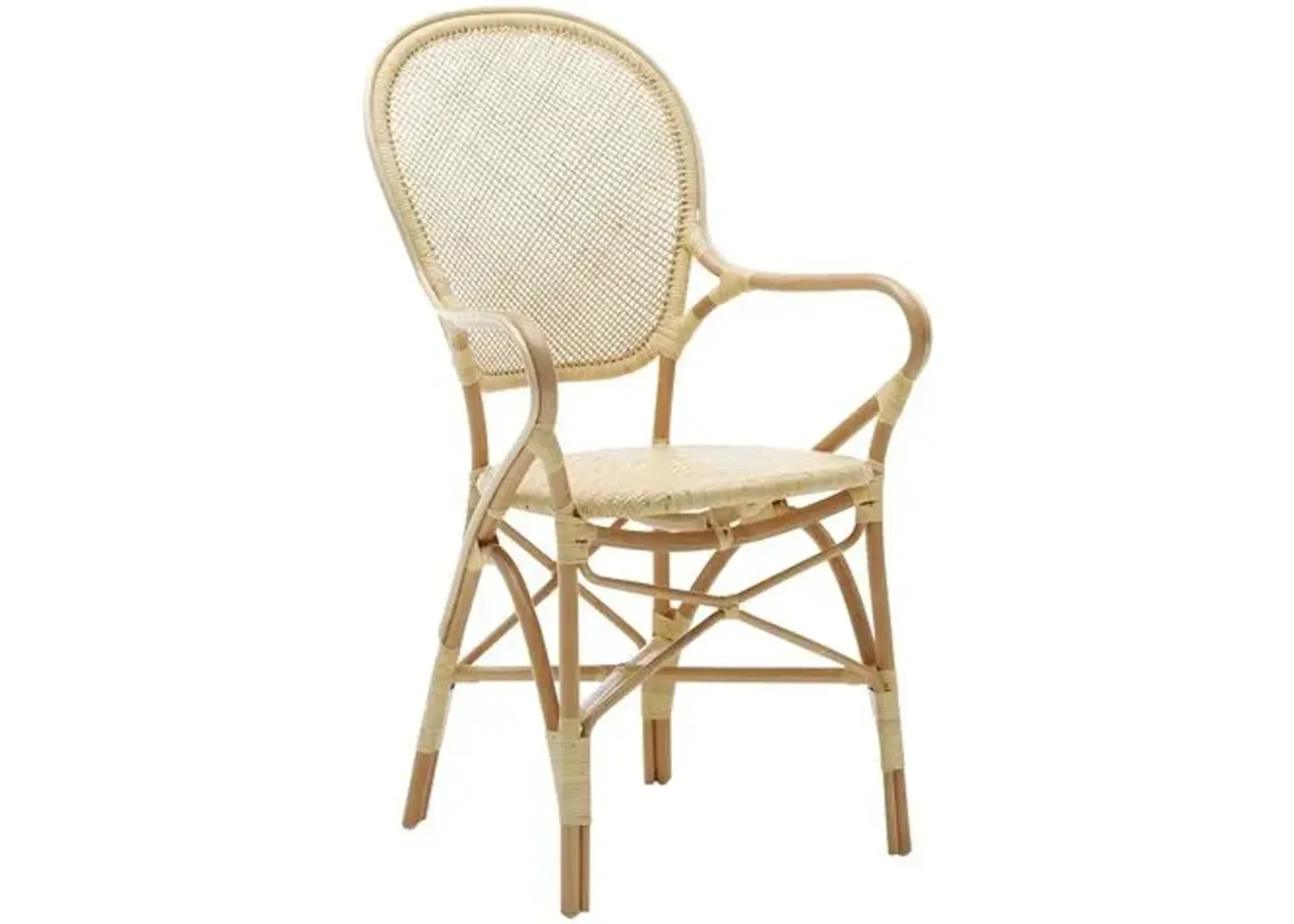 Rossini Bistro Armchair - Natural - Sika Design - Handcrafted - Beige