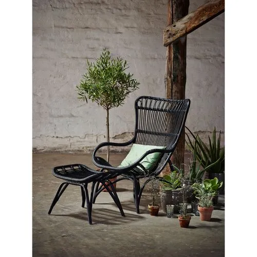 Monet Lounge Chair - Black - Sika Design