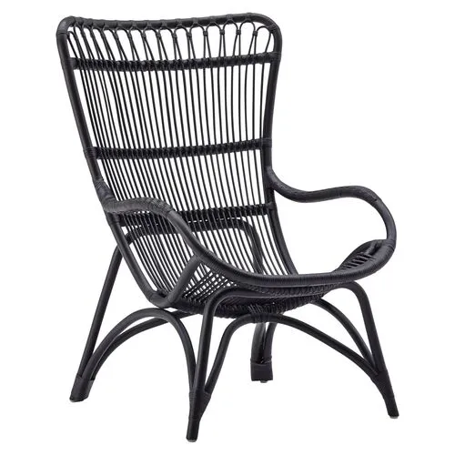 Monet Lounge Chair - Black - Sika Design