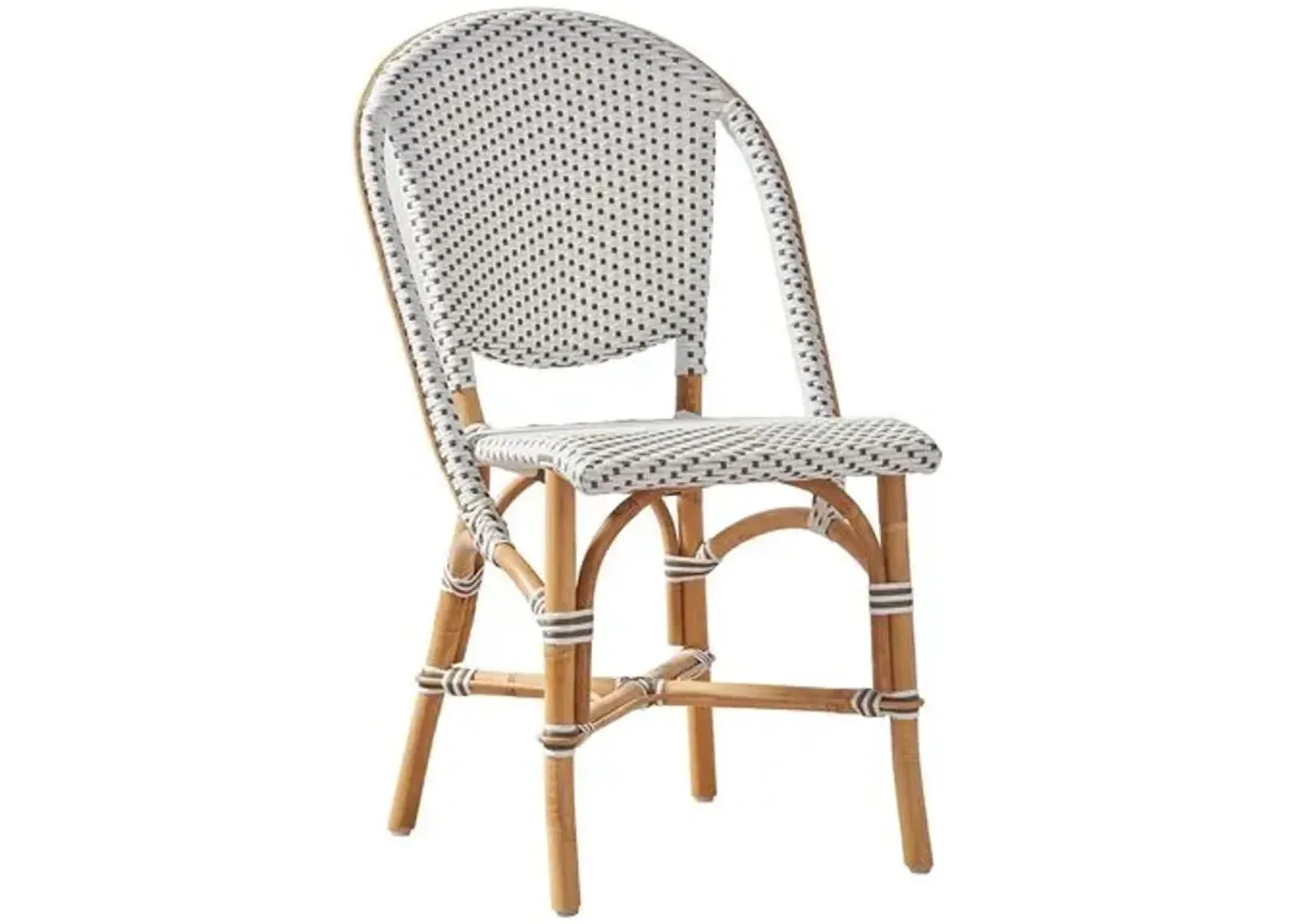 Sofie Bistro Side Chair - White/Cappuccino - Sika Design - Handcrafted