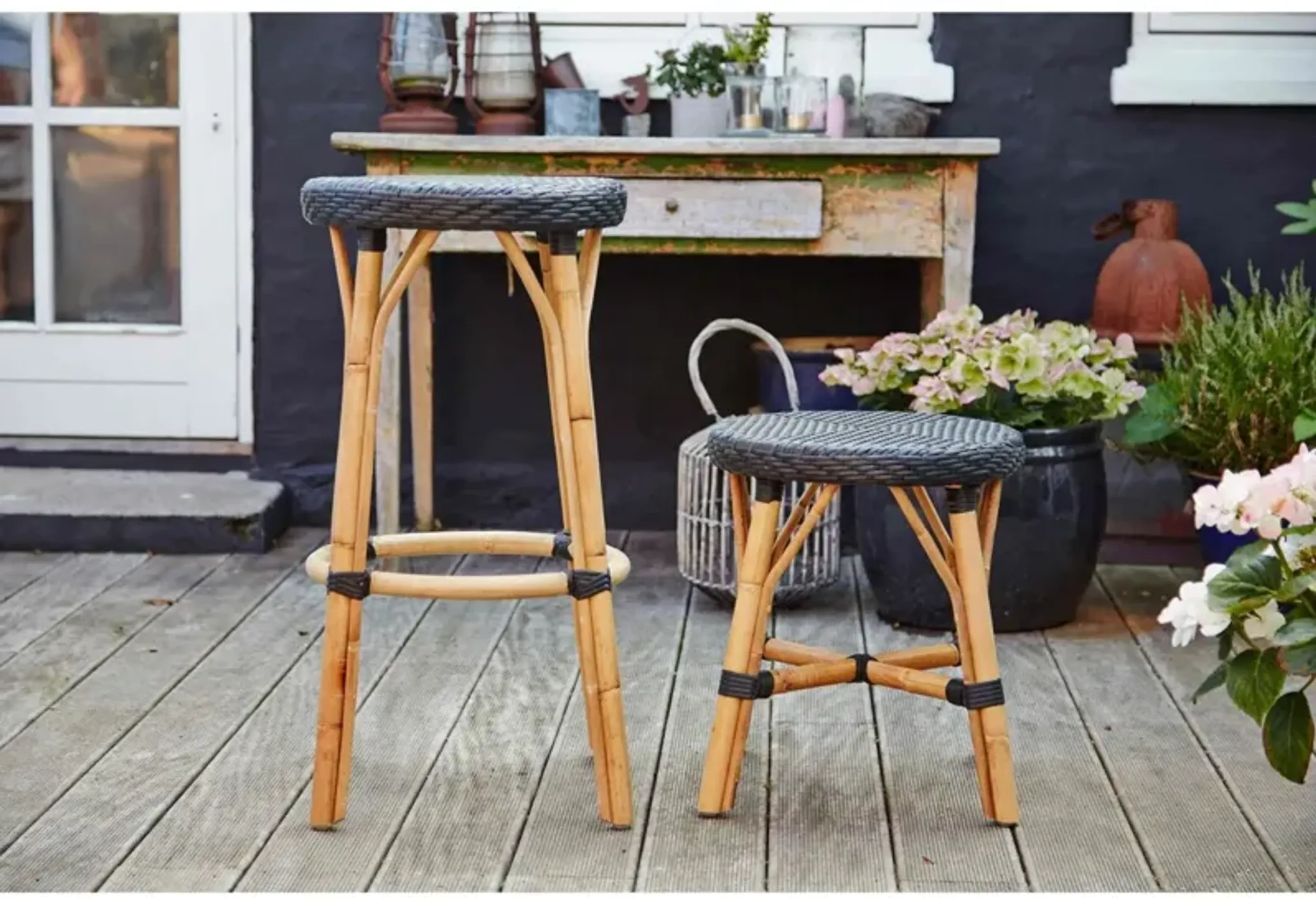 Simone Counter Stool Black Sika Design One Kings Lane | Furniture.com