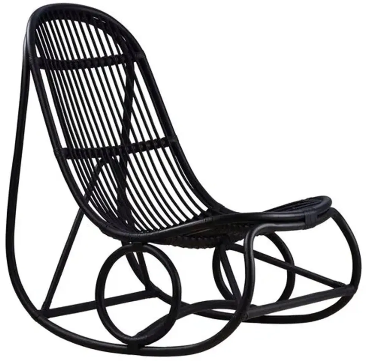 Nanny Rocking Chair - Black - Sika Design - Handcrafted