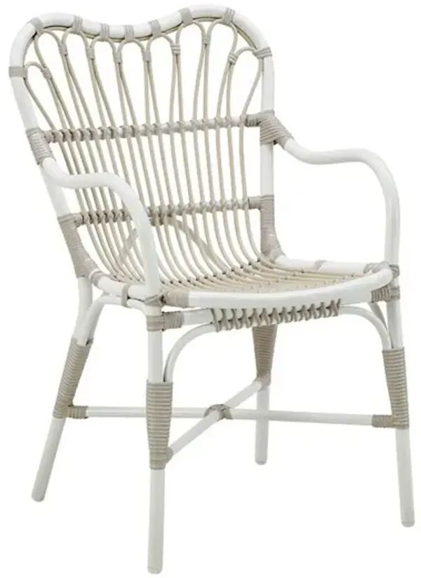 Margret Outdoor Armchair, Dove White