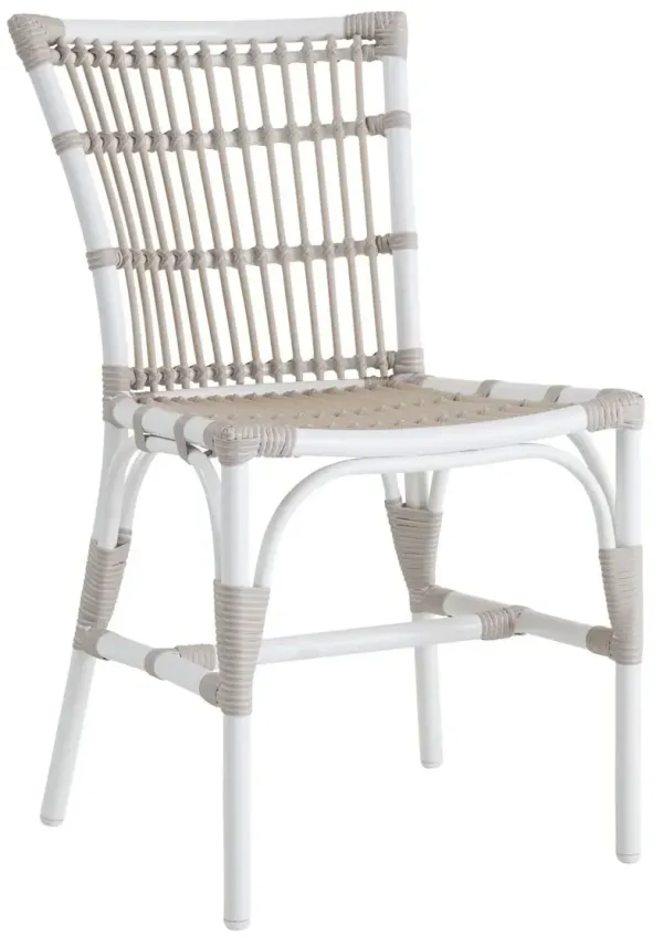 Elisabeth Outdoor Side Chair, Dove White