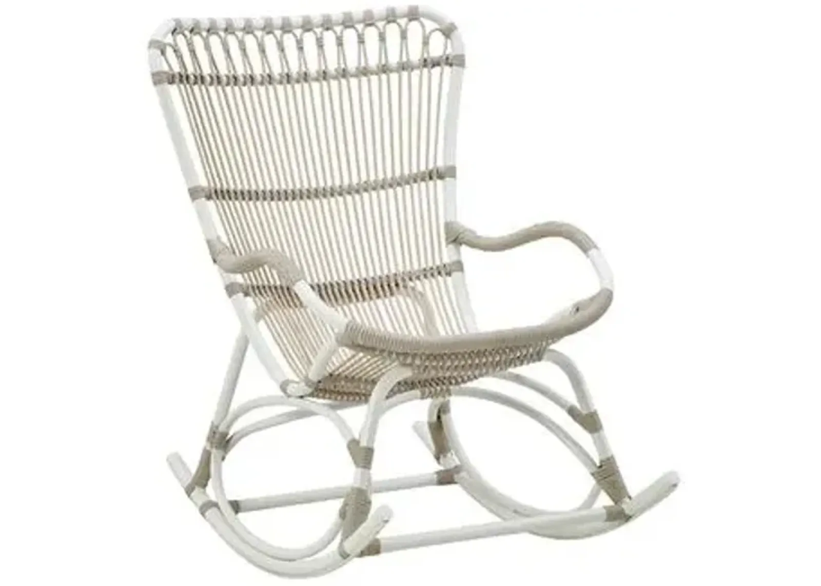 Monet Outdoor Rocking Chair - Dove White - Sika Design - Beige