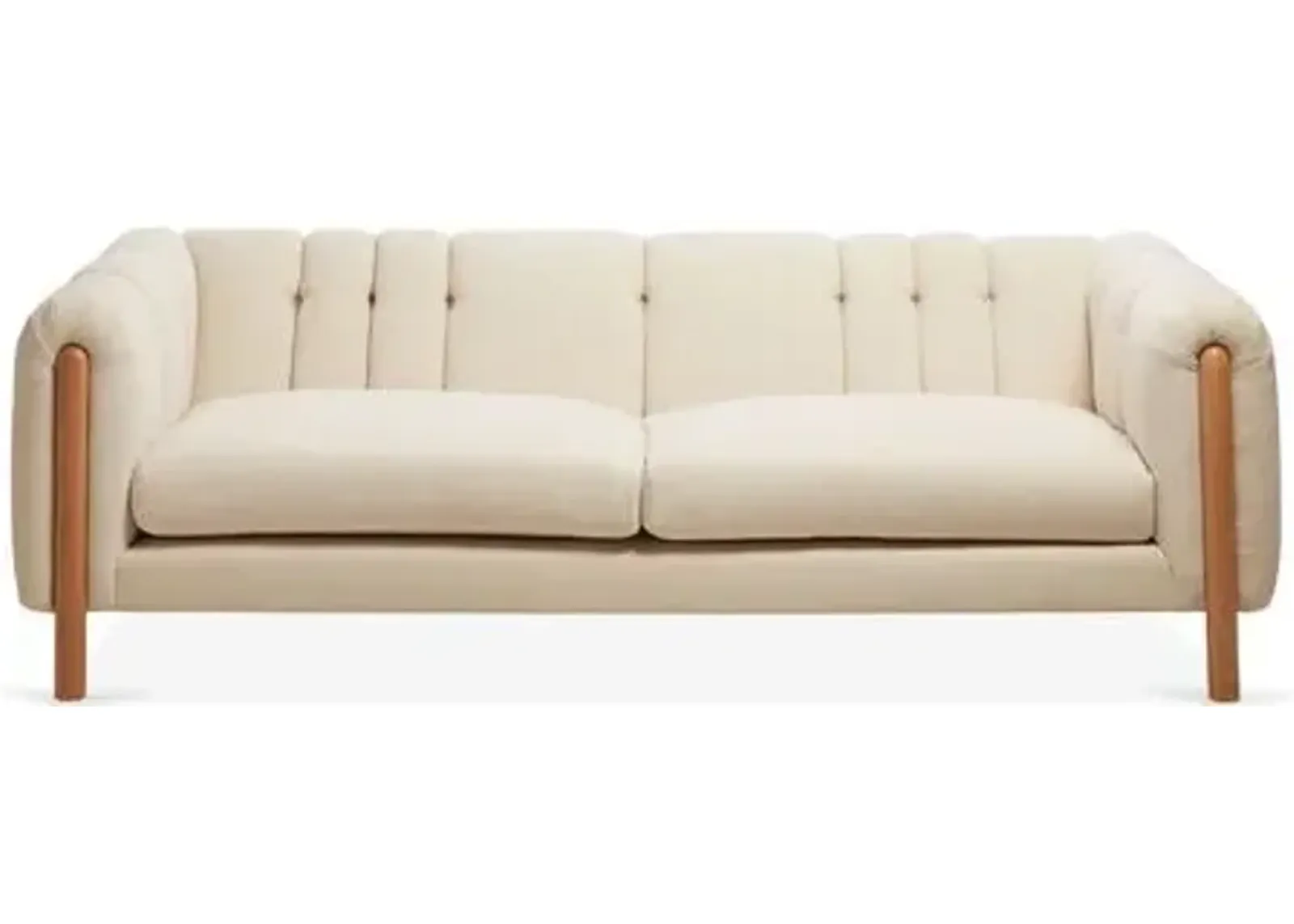 Burke Performance Sofa - Natural Crypton - Kim Salmela - Handcrafted