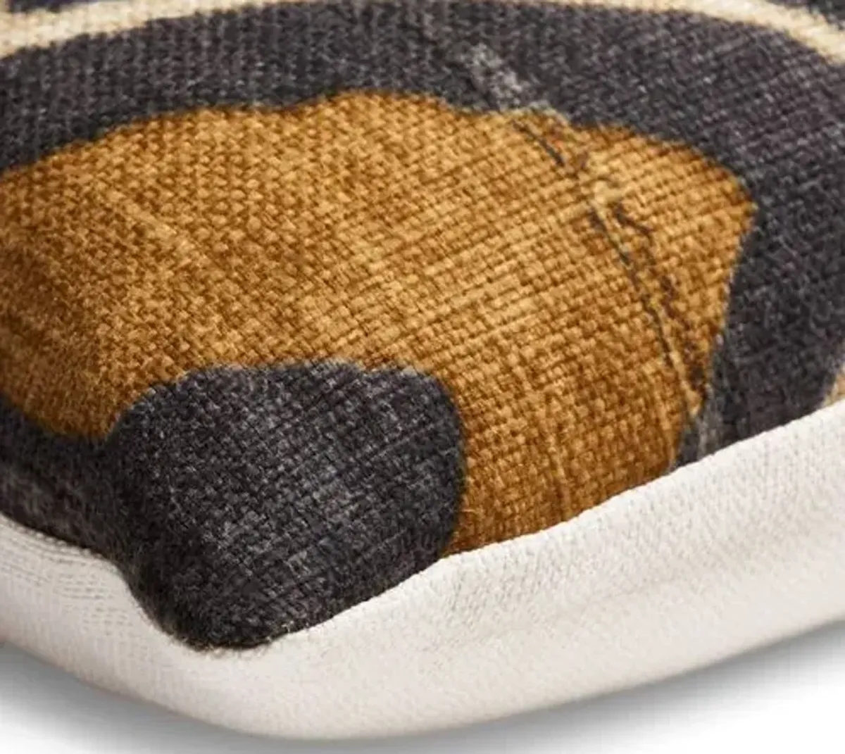 Aren Safari 20x20 Pillow - Black/Brown - Kim Salmela