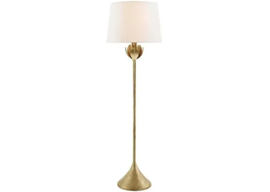 Visual Comfort - Alberto Floor Lamp - Antique Gold Leaf