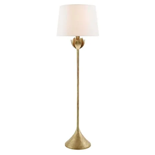 Visual Comfort - Alberto Floor Lamp - Antique Gold Leaf