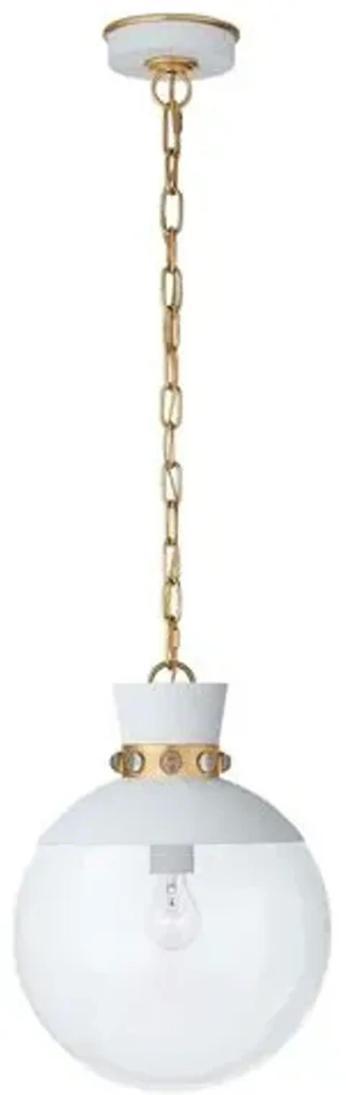 Visual Comfort - Lucia Pendant - Matte White