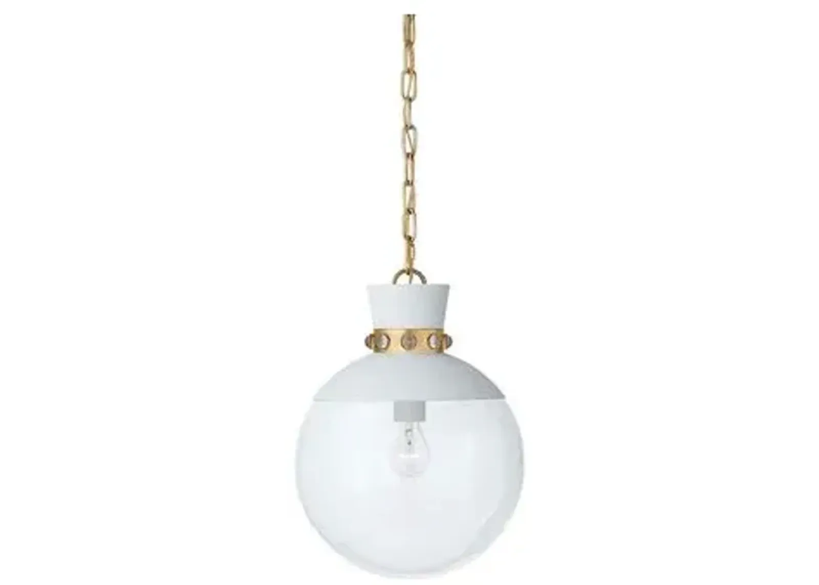 Visual Comfort - Lucia Pendant - Matte White