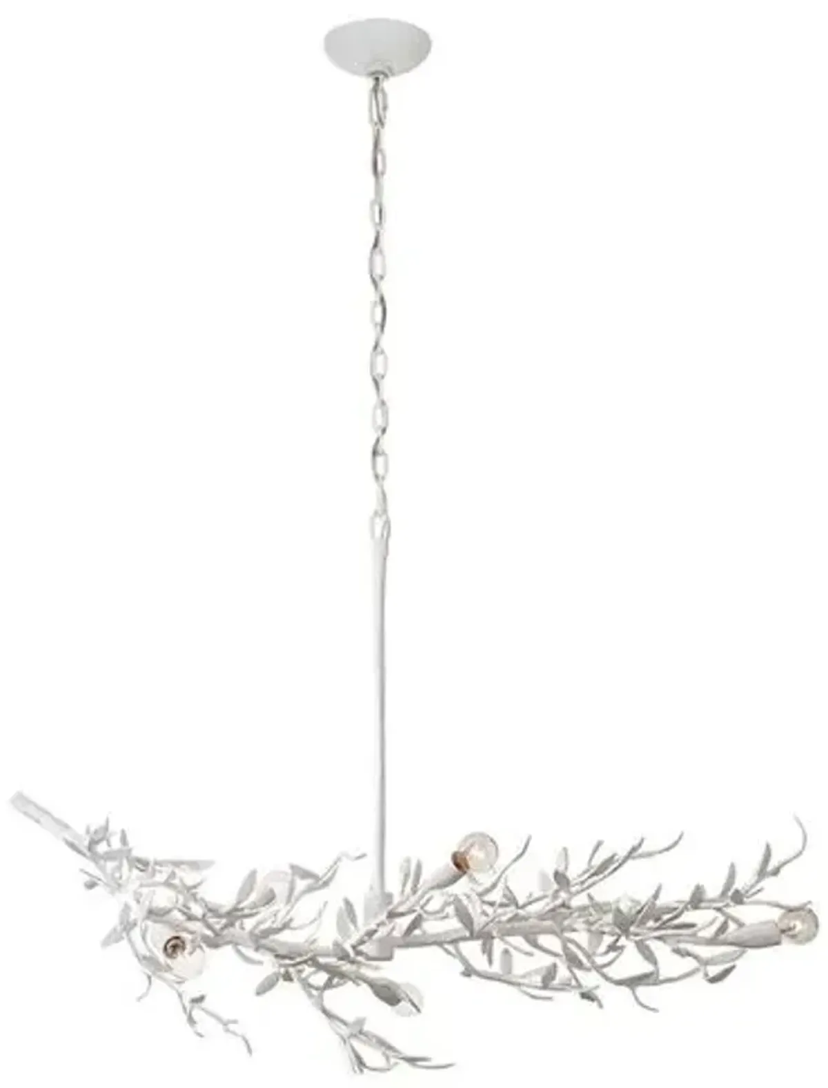 Visual Comfort - Mandeville Linear Chandelier - Plaster White