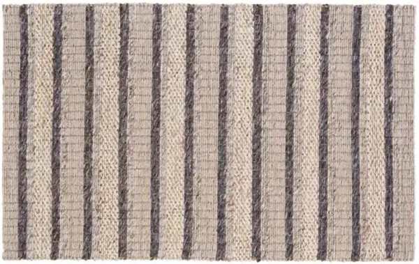 Genet Geometric Handwoven Rug - Beige - Beige