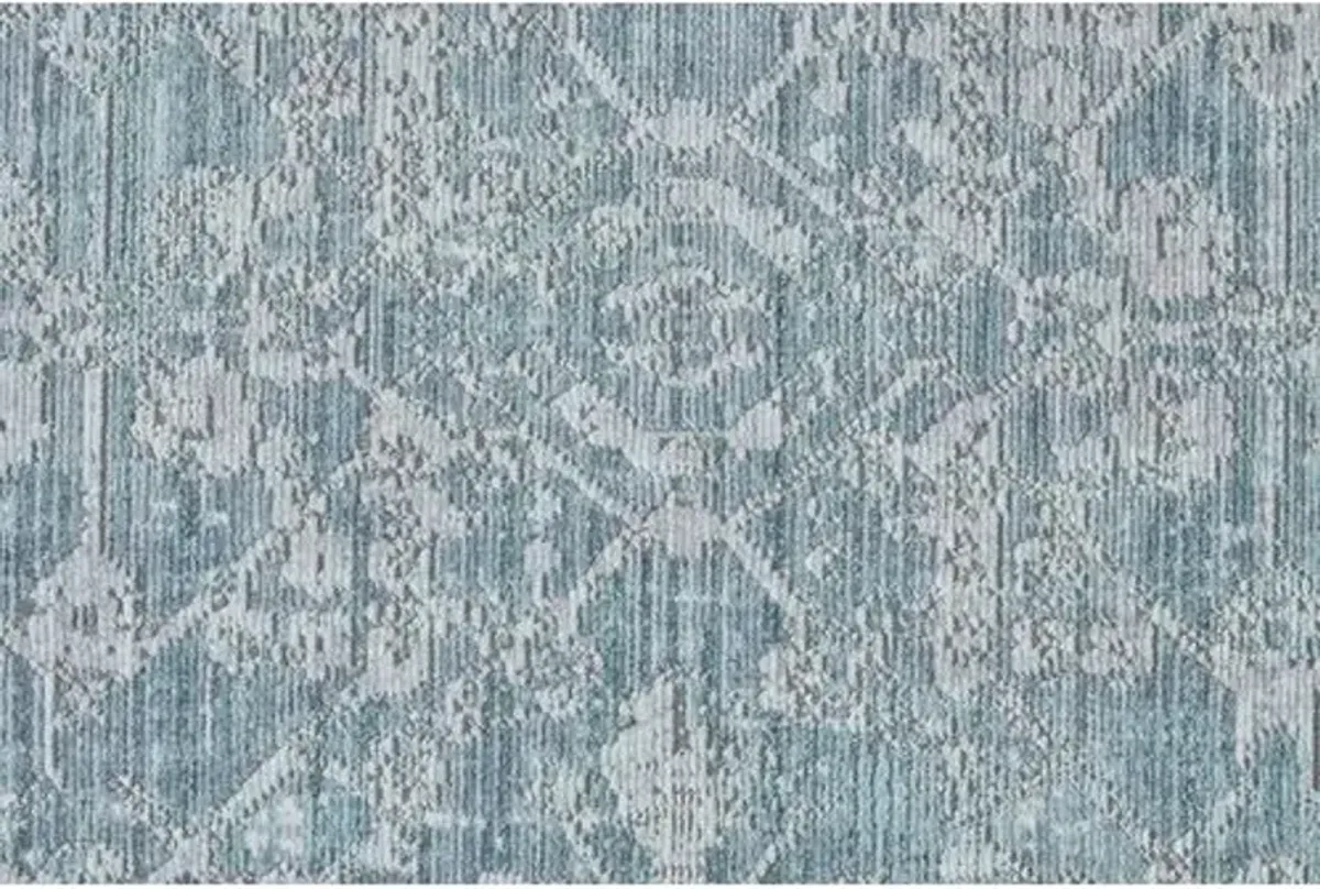 Ximone Ornamental Rug - Blue/Turquoise - Blue