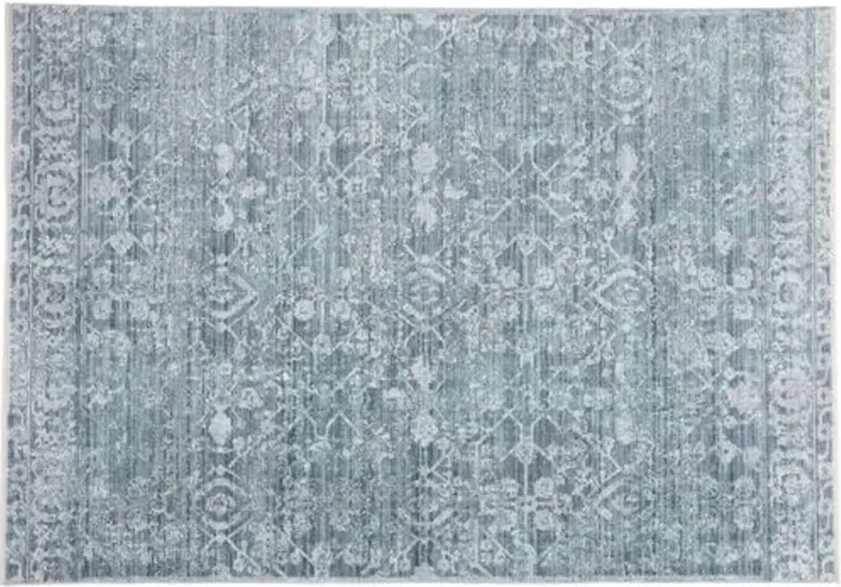 Ximone Ornamental Rug - Blue/Turquoise - Blue