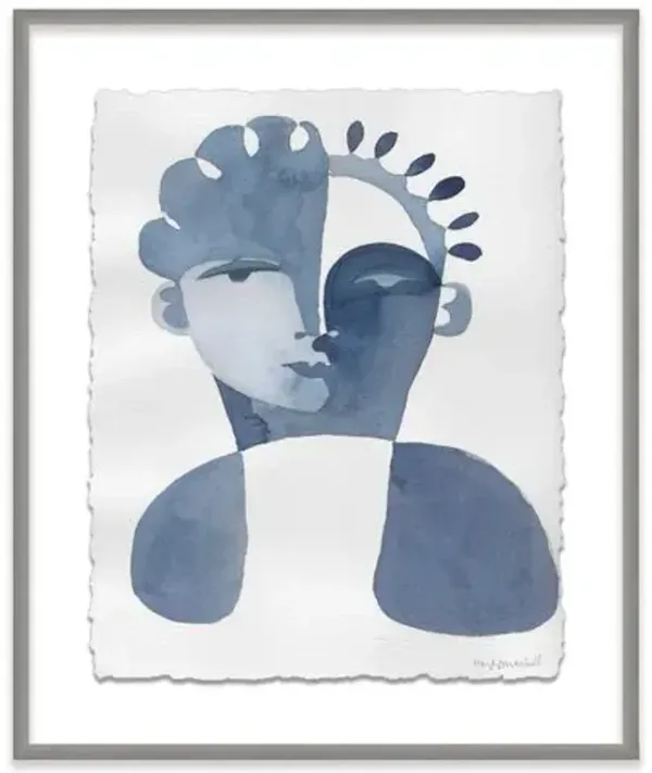 Hayley Mitchell - Claudine Painting - Silver