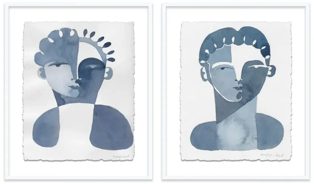 Hayley Mitchell, Claudine & Perette Diptych Painting