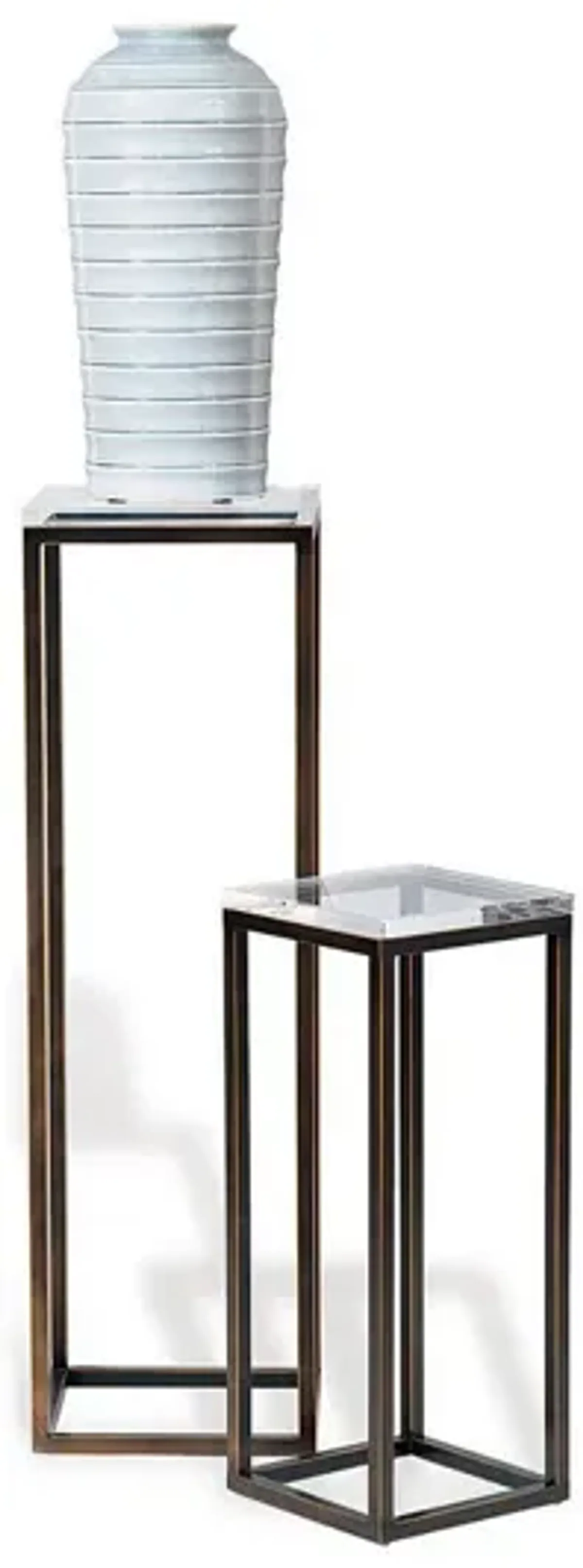 Asst. of 2 Drake Pedestals, Bronze