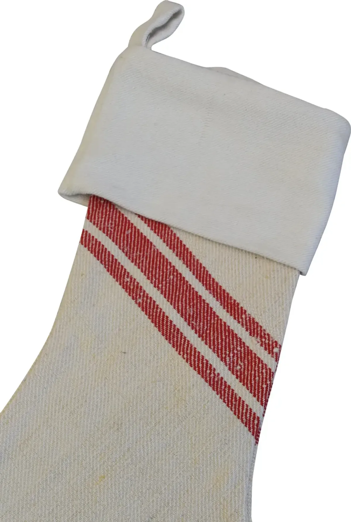 European Textile Christmas Stocking - Red