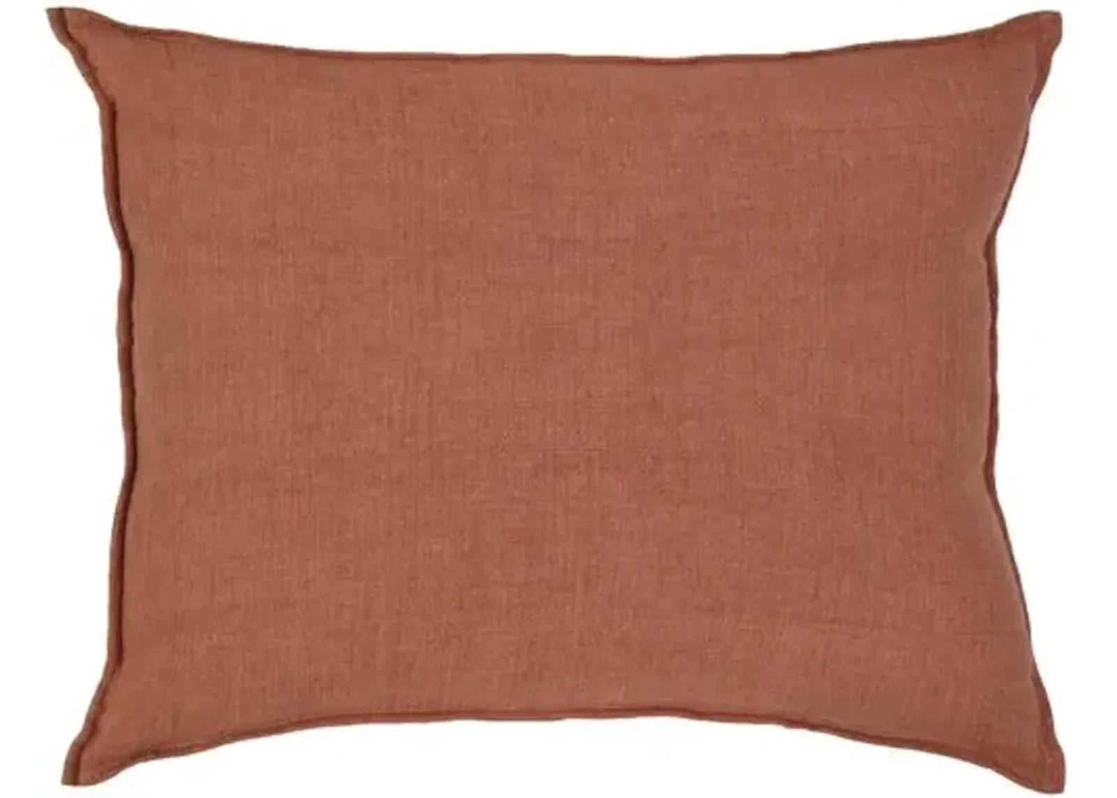 Montauk 28x36 Pillow - Terracotta Linen - Pom Pom at Home