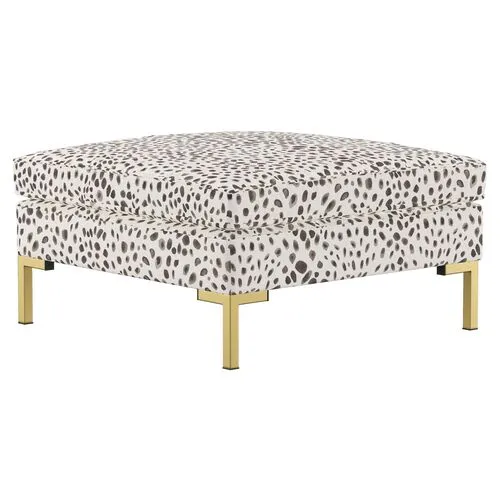 Marceau U-Shaped Sectional - Cheetah - Handcrafted - Ivory