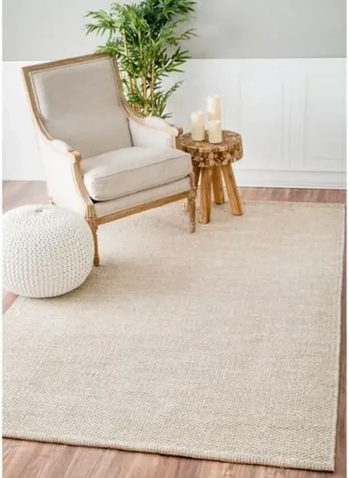 McKinley Cotton Rug - Beige - Beige