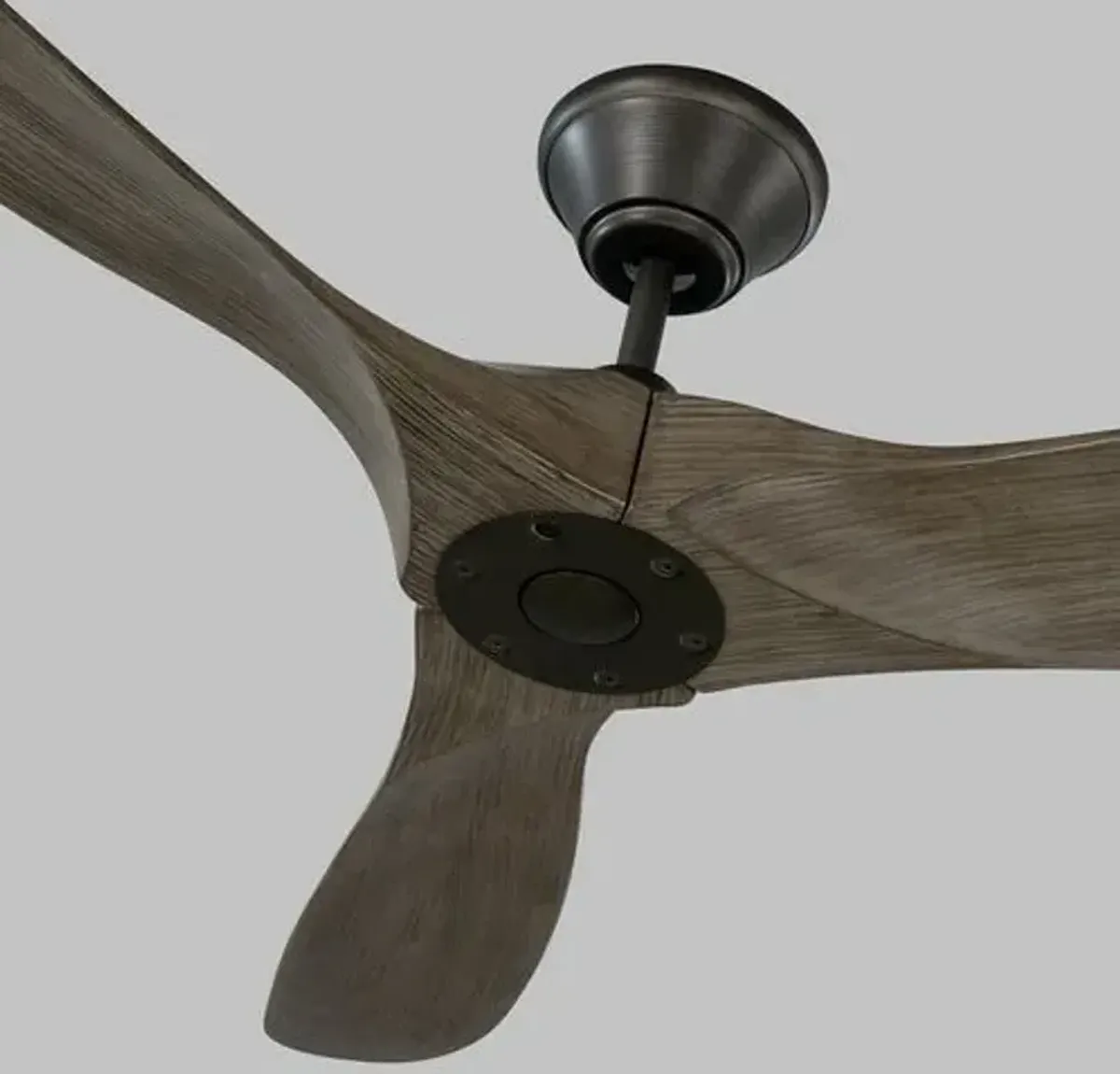 Visual Comfort - Maverick Ceiling Fan - Weathered Oak/Pewter - Brown - 3 Blades, Hand-Held Remote Control, Energy Efficient, 6 Speed DC Motor