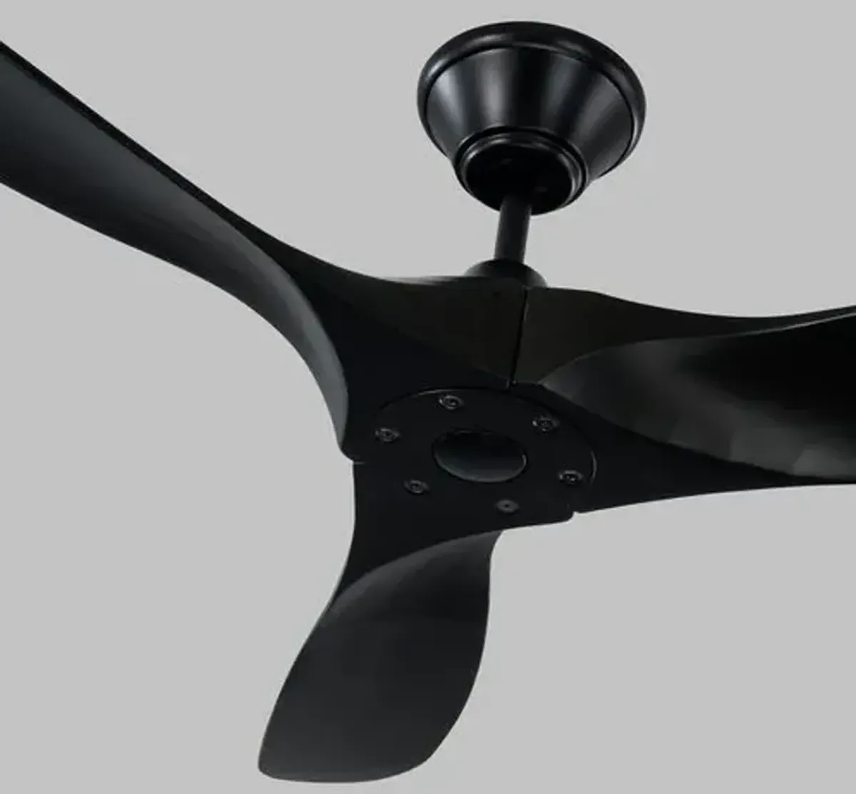 Visual Comfort - Maverick Ceiling Fan - Matte Black - 3 Blades, Hand-Held Remote Control, Energy Efficient, 6 Speed DC Motor