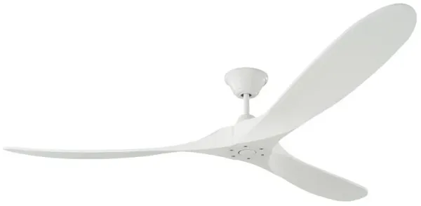 Visual Comfort - Maverick Ceiling Fan - Matte White - 3 Blades, Hand-Held Remote Control, Energy Efficient, 6 Speed DC Motor