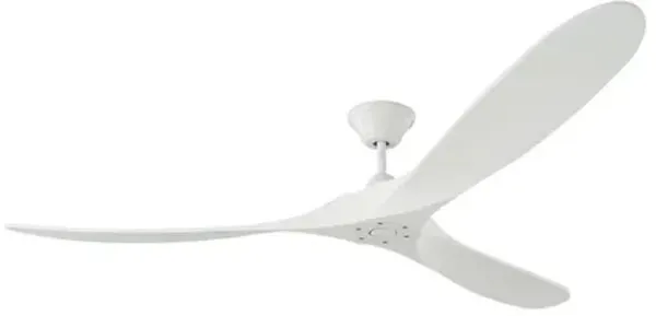 Visual Comfort - Maverick Ceiling Fan - Matte White - 3 Blades, Hand-Held Remote Control, Energy Efficient, 6 Speed DC Motor