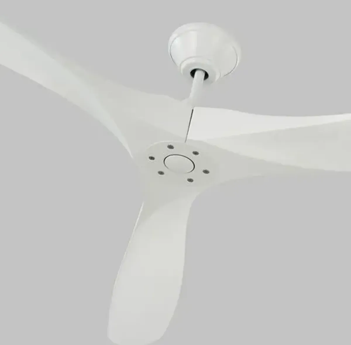 Visual Comfort - Maverick Ceiling Fan - Matte White - 3 Blades, Hand-Held Remote Control, Energy Efficient, 6 Speed DC Motor