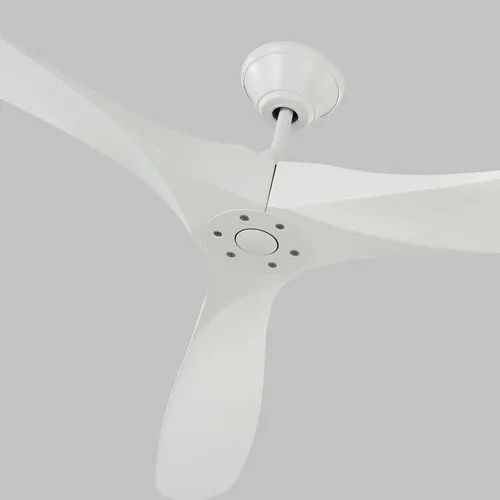 Visual Comfort - Maverick Ceiling Fan - Matte White - 3 Blades, Hand-Held Remote Control, Energy Efficient, 6 Speed DC Motor