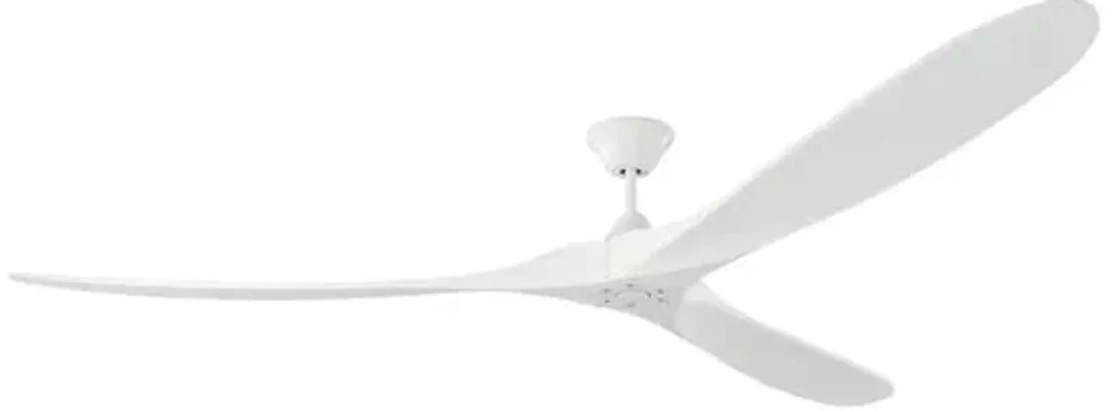 Visual Comfort - Maverick Ceiling Fan - Matte White - 3 Blades, Hand-Held Remote Control, Energy Efficient, 6 Speed DC Motor