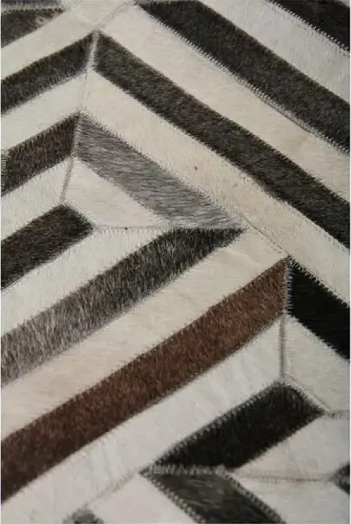 Geometric Hide - Gray/White - Exquisite Rugs - Gray - 9'6"x13'6"