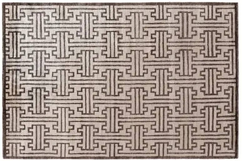 Sylvie Rug - Ivory/Chocolate - Exquisite Rugs - Brown - Brown