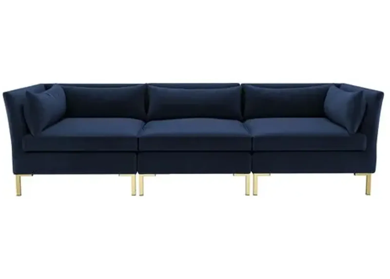 Marceau Velvet Modular Sofa - Handcrafted