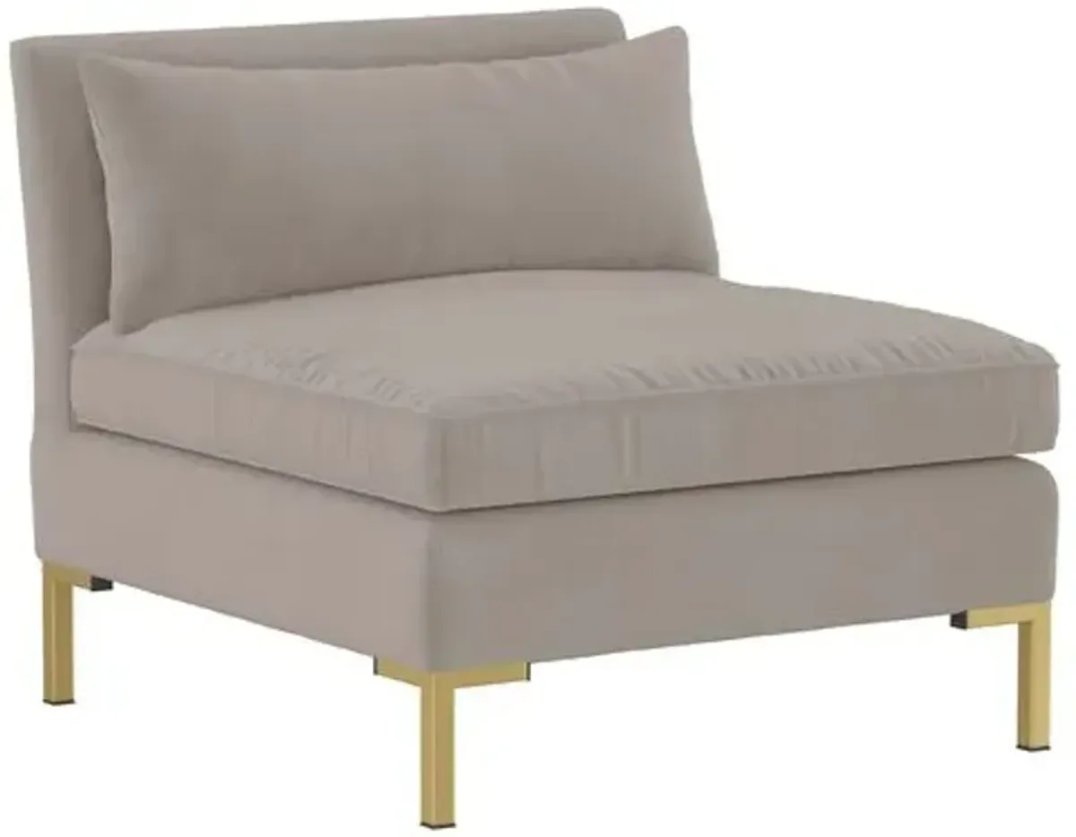 Marceau Velvet Modular Sofa - Handcrafted