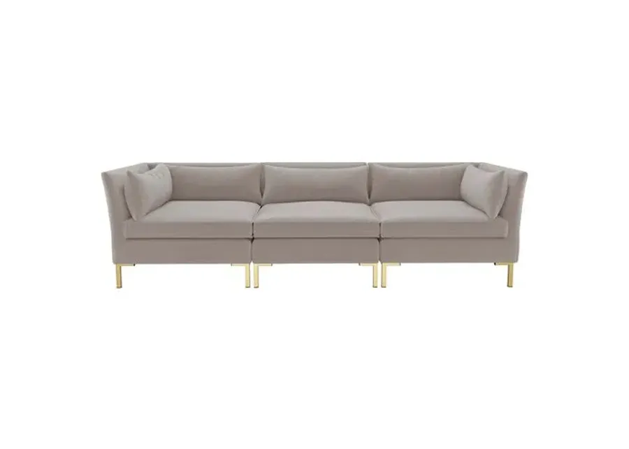 Marceau Velvet Modular Sofa - Handcrafted