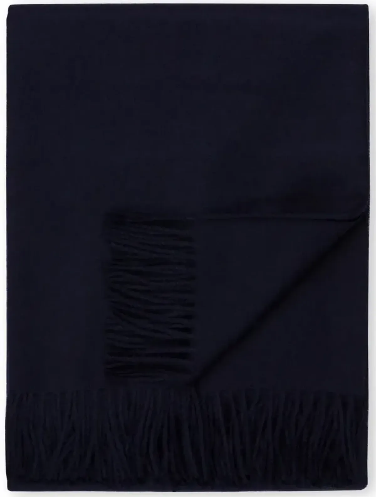 Madison Alpaca Throw, Navy