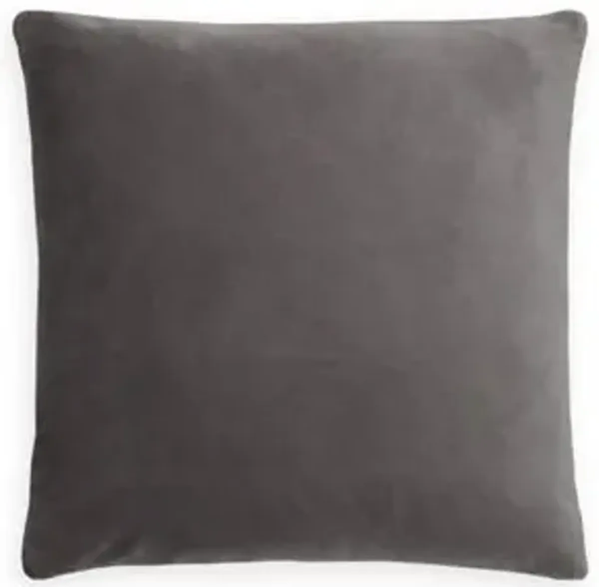 Dip Dyed 24x24 Pillow - Light Gray - Johanna Howard