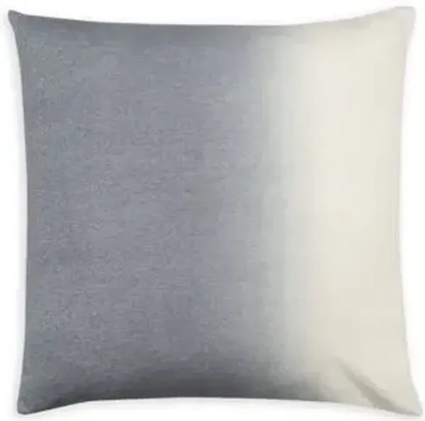 Dip Dyed 24x24 Pillow - Light Gray - Johanna Howard