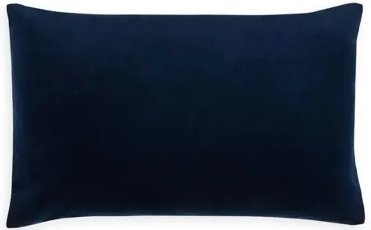 Dip-Dyed 14x22 Lumbar Pillow - Indigo - Johanna Howard