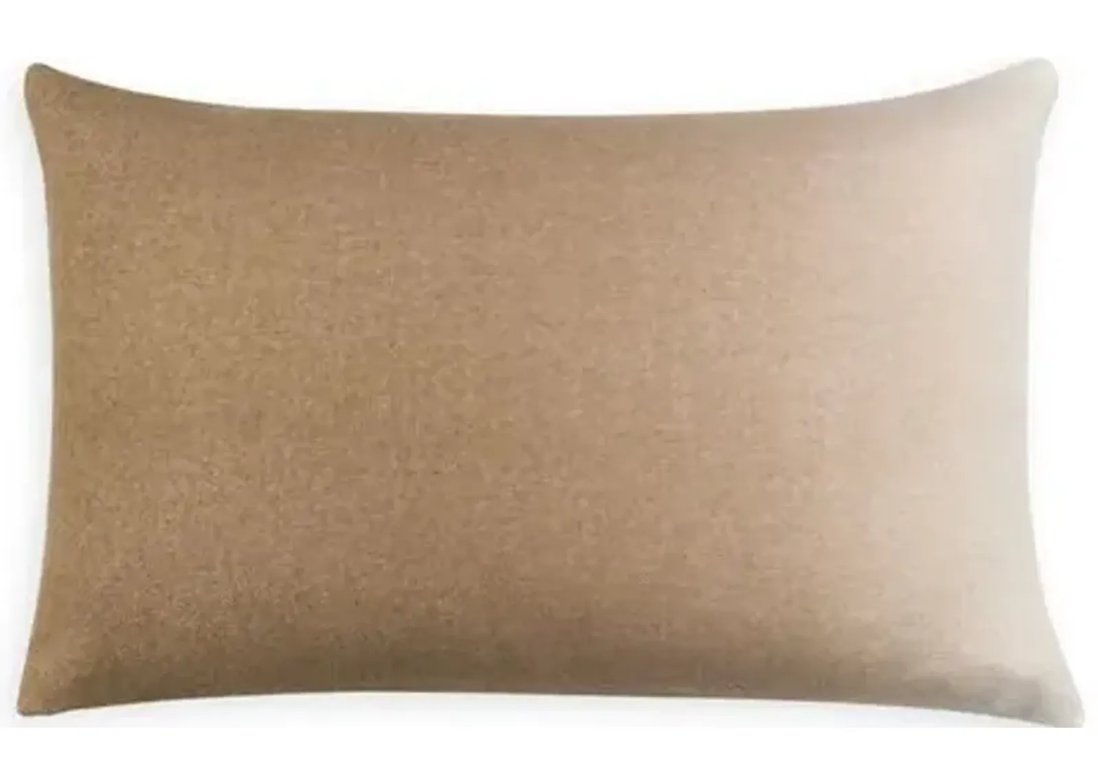 Dip-Dyed 14x22 Lumbar Pillow - Camel - Johanna Howard