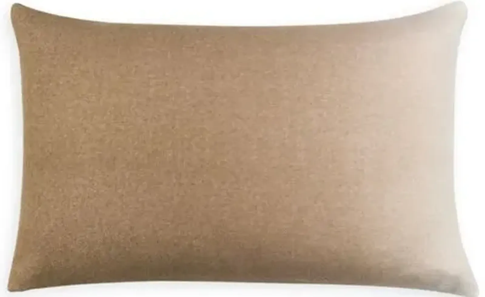 Dip-Dyed 14x22 Lumbar Pillow - Camel - Johanna Howard