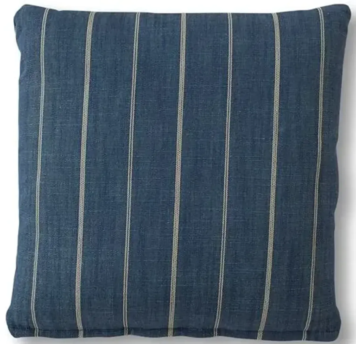 Tess Pillow - Indigo Stripe