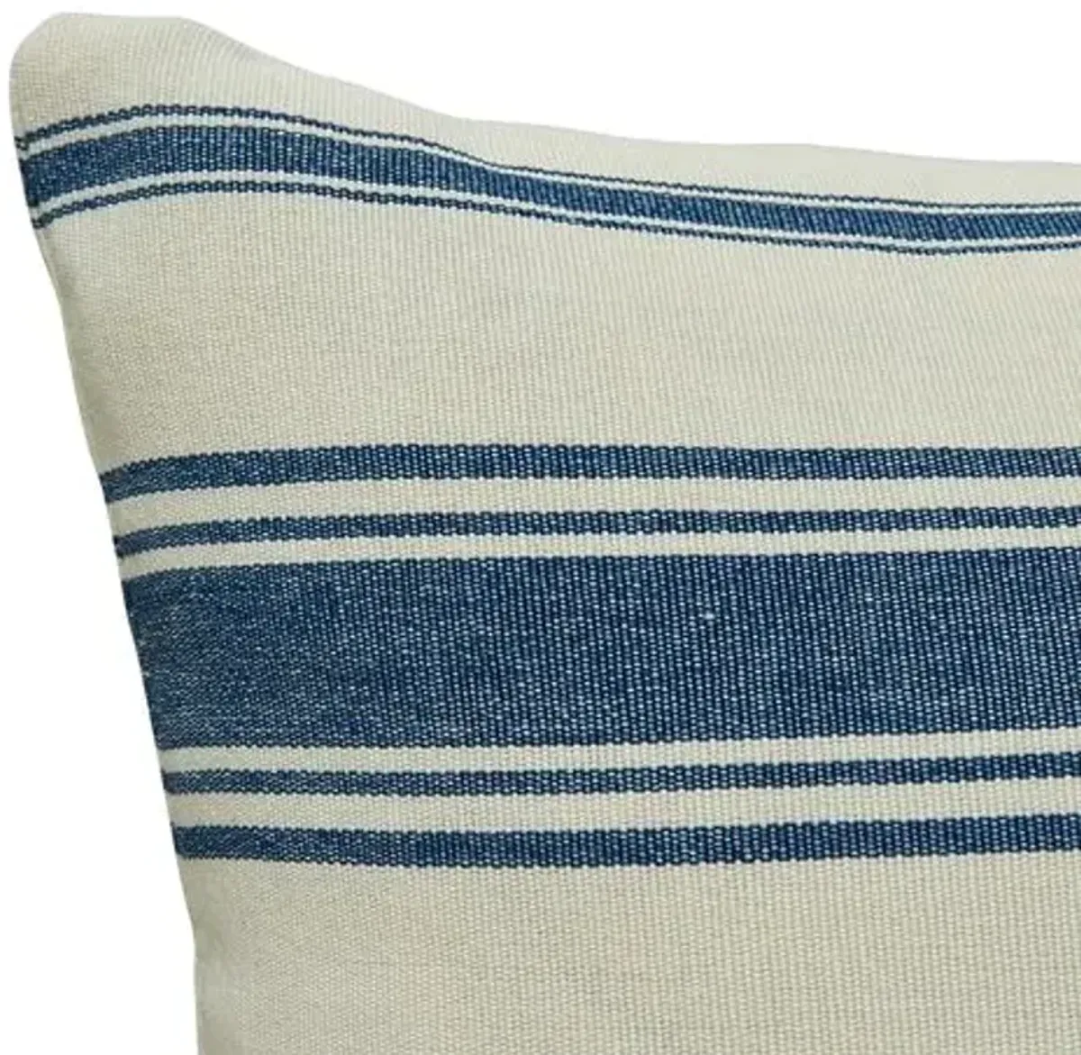 Nessa Lumbar Pillow - Royal Blue Stripe